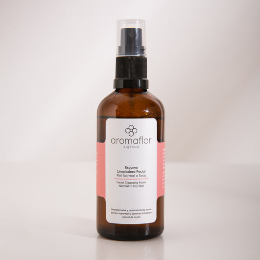 Espuma limpiadora facial (normal a seca)